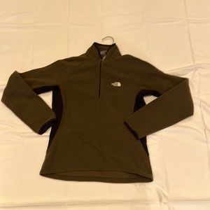 The north face 1/4 zip fleece